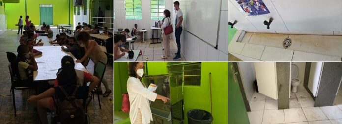 sinsem encontra falhas em protocolos covid em escola municipal