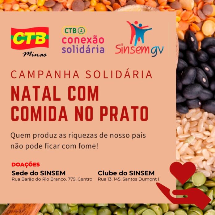 sinsem lança natal solidário com comida no prato