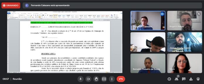 sindicato discute com consultor previdenciário emendas ao plc que trata sobre a reforma previdenciária em gv