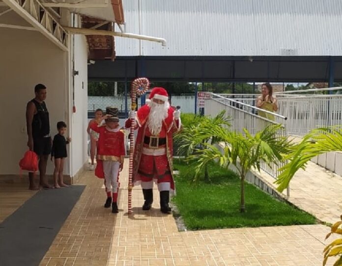 SINSEM REALIZA NATAL DAS CRIANÇAS COM PAPAI NOEL