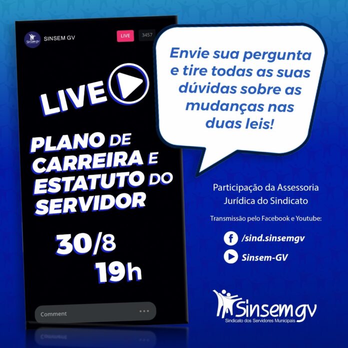 Live tira-dúvidas: como ficou o plano de cargos e o estatuto do servidor