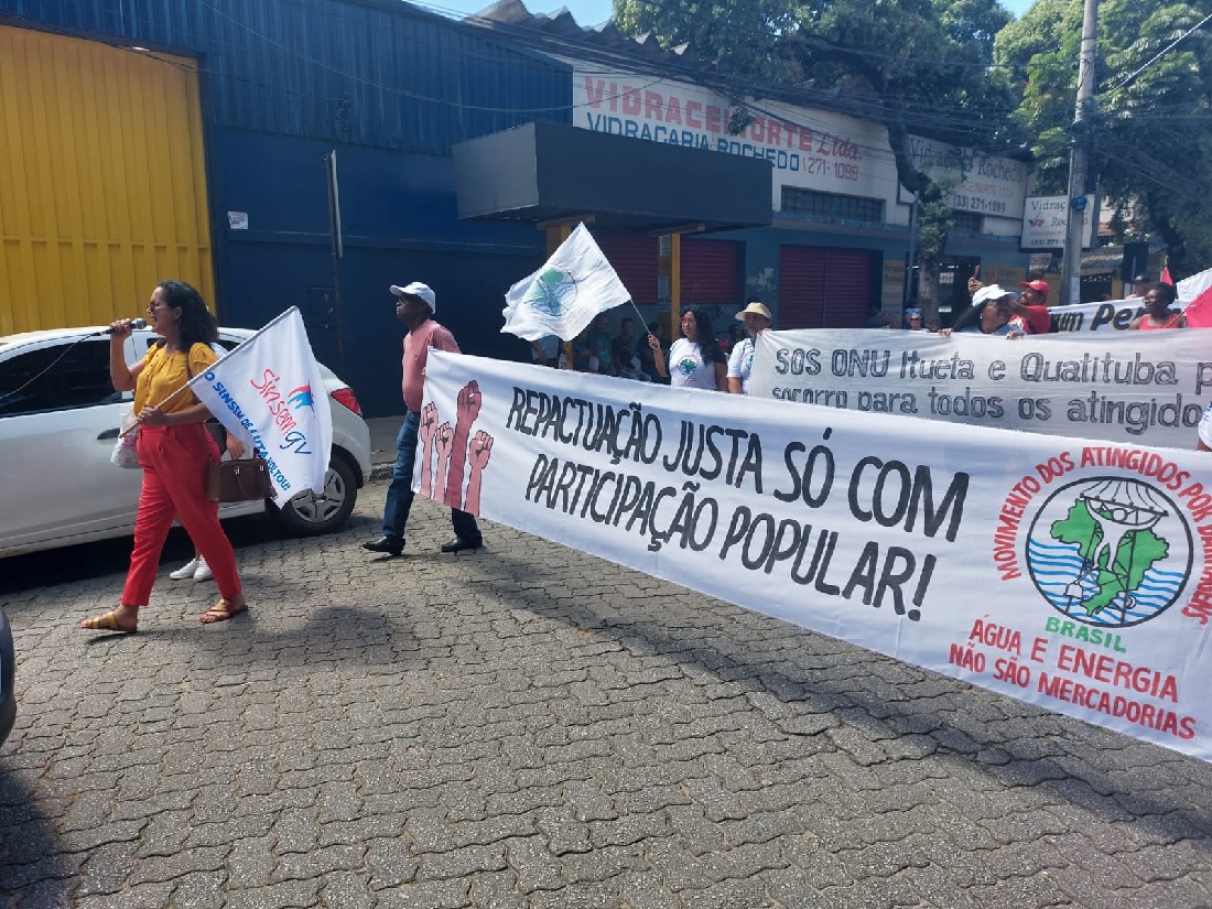 Sinsem volta às ruas para protestar contra a privatização da água e do esgoto