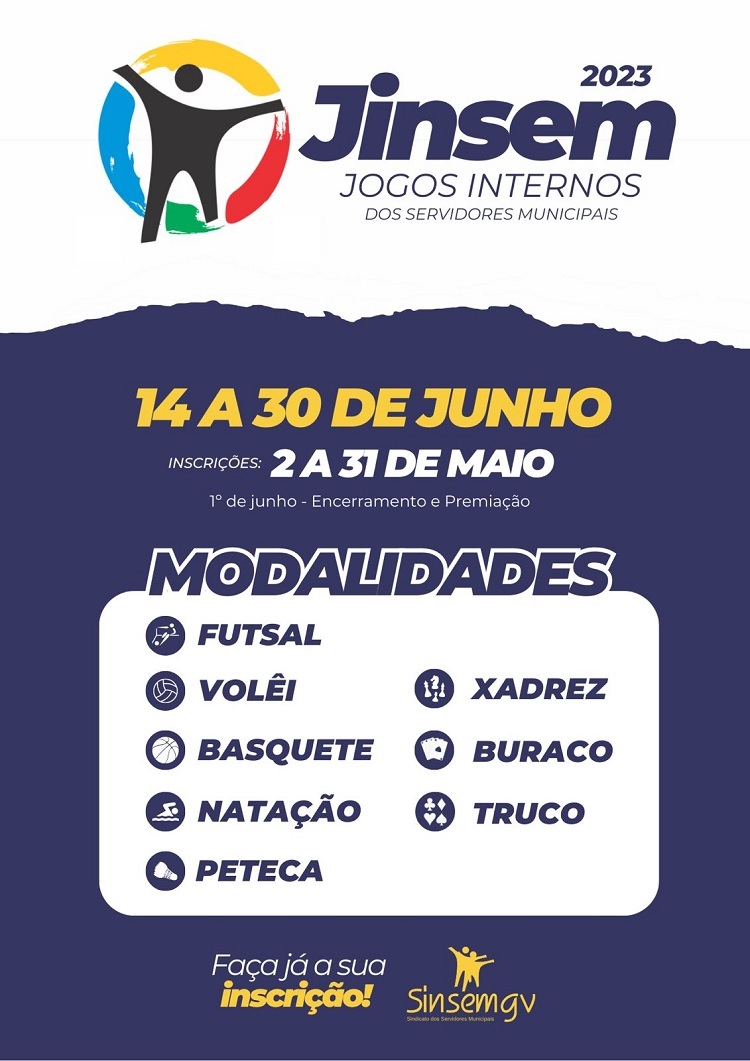 jinsem 2023 tem inscrições abertas até o final de maio