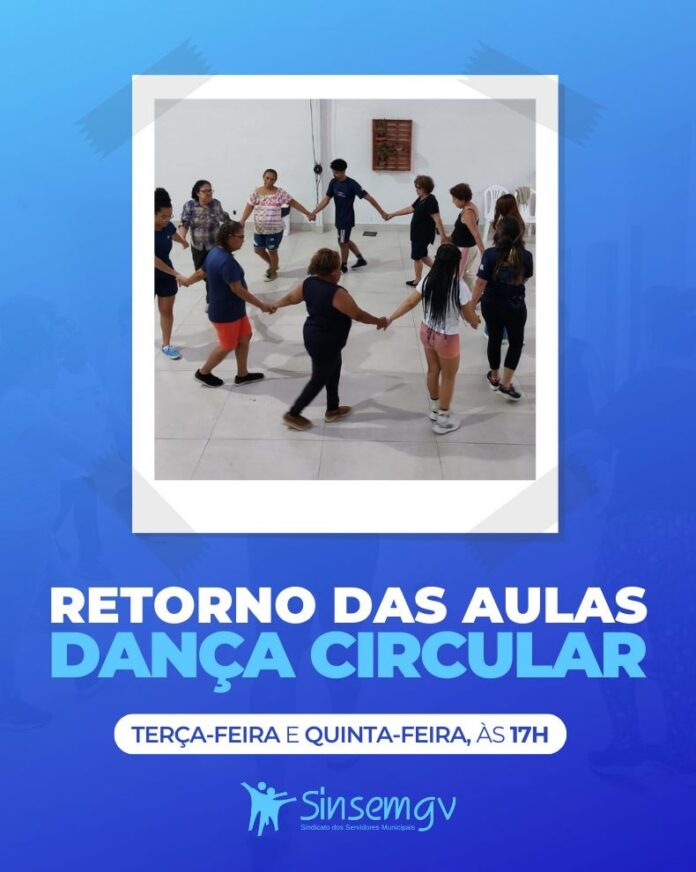 Aulas de dança circular recomeçam dia 8