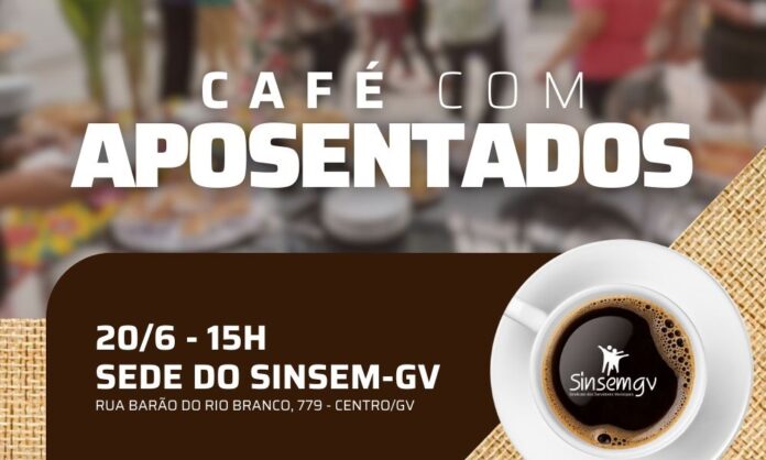 Café e confraternização: homenagem aos aposentados é amanhã