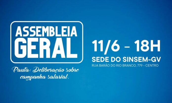 Sindicato convoca servidores para assembleia após sinalização de reajuste pelo governo