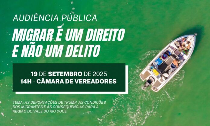 Audiência pública vai discutir situação de trabalhadores migrantes em Valadares