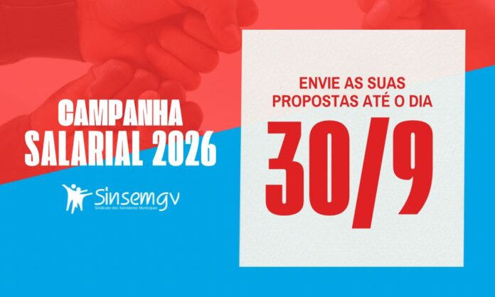 Prazo para envio de propostas da Campanha Salarial 2026 é prorrogado até dia 30