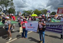 Diretores do Sinsem representam Valadares em marcha nacional em Brasília Diretores do Sinsem representam Valadares em marcha nacional em Brasília