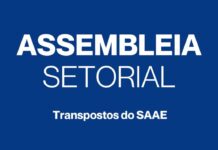 Sinsem convoca transpostos do SAAE para debater anteprojeto que enquadra servidores na Lei 170 Sinsem convoca transpostos do SAAE para debater anteprojeto que enquadra servidores na Lei 170